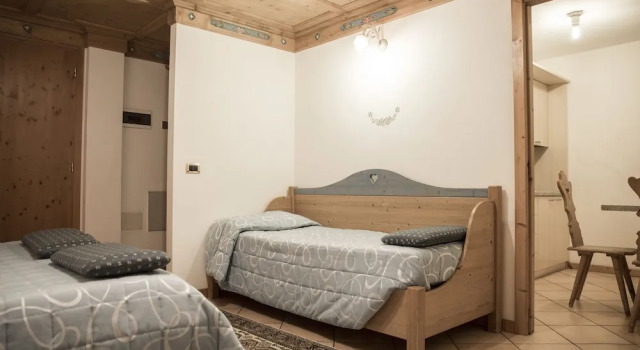 Трёхместный номер Standard c 1 комнатой с видом на горы Hotel Residence Dahu