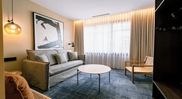 Dobbelt juniorsuite med haveudsigt Hotel Laperouse