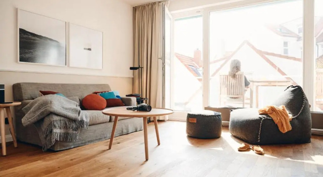 Апартаменты c 1 комнатой Haus am Meer-Ferienwohnungen