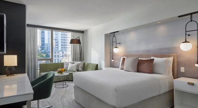 Двухместный номер Deluxe Hotel 1000, In The Unbound Collection By Hyatt