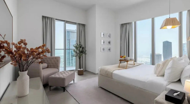 Maison Privee - Sky-High Elegance with Unrivaled Burj Khalifa Views, Забронировать Апартаменты/квартира Отели Эмирата Дубая с бассейном, рядом с Деловой район Эмаар-Сквер, Бассейн