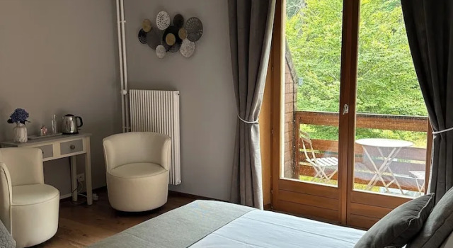 Двухместный номер Comfort с балконом Coté Forêt Maison d'hôtes