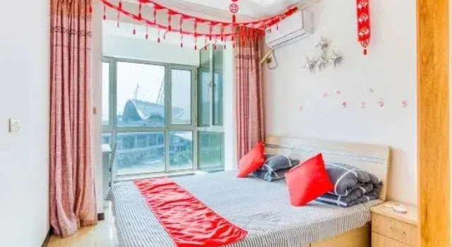 Семейный люкс с 3 комнатами Yingkou Yuelai Homestay