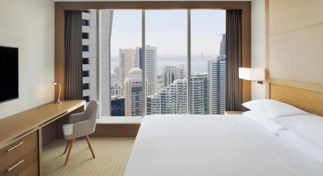 Апартаменты с 2 комнатами с видом на город Delta Hotels by Marriott City Center Doha