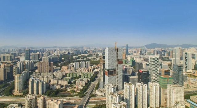 Четырёхместный номер Standard с видом на город Shenzhen Marriott Hotel Nanshan
