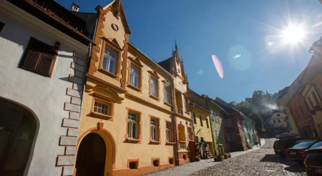 "La Croitorie" - An der Holztreppe, Book Hotel Sighişoara 