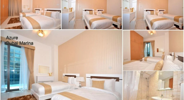 Azure Residences by Hometown Holiday Homes, Забронировать Отель Отели Эмирата Дубая 5 звезд, рядом с Dubai Marina Yacht Club, 5*