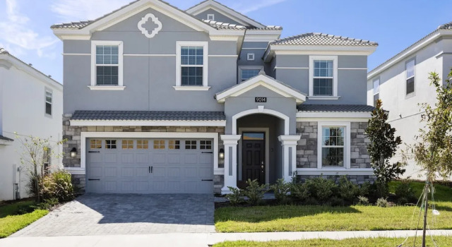 9014sid-the Retreat at Championsgate South Facing Pool, Book Villa Hoteller i Four Corners med pool, Swimmingpool