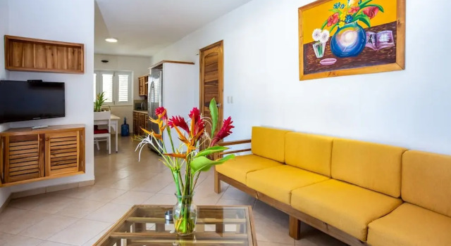 Апартаменты с 2 комнатами с балконом и с видом на море Albachiara Hotel - Las Terrenas