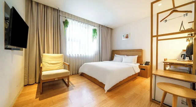 Двухместный номер Deluxe Chuncheon Hey Hotel