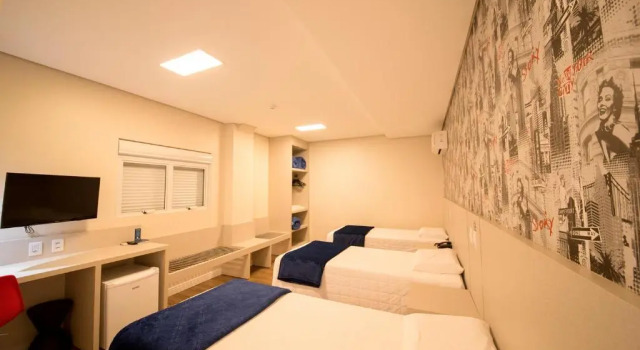 Трёхместный номер Deluxe Hiber Hotel - Acesso a Chapecó
