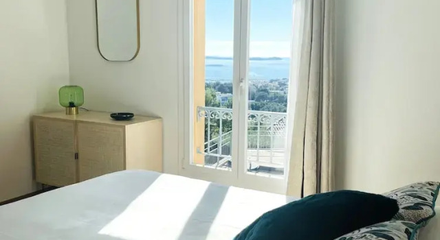 Двухместный номер Superior c 1 комнатой с видом на море Villa Azur Golf