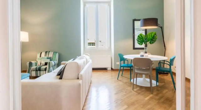 Апартаменты с 2 комнатами с видом на реку Family Apartments Rinascimento Palace