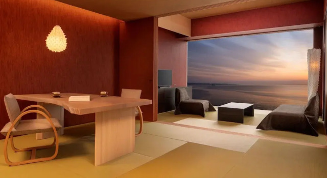 Трёхместный люкс Hoshino Resorts KAI Beppu