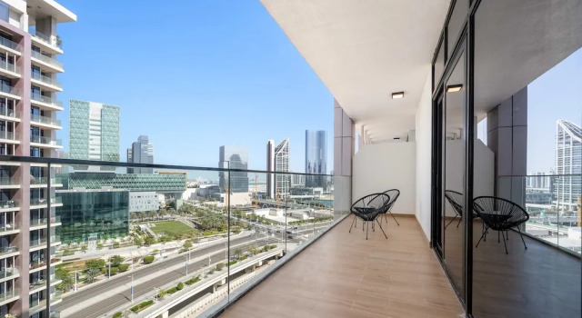 Апартаменты Silkhaus 1bdr Stay With Prime View in Maryah Vista
