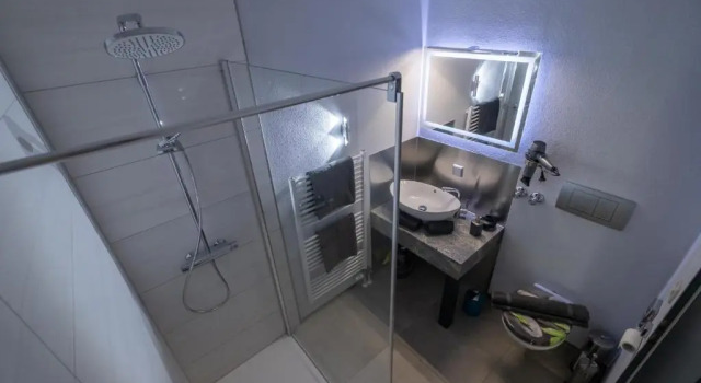 Standard double chambre avec balcon et Vue montagne 180Gradblick