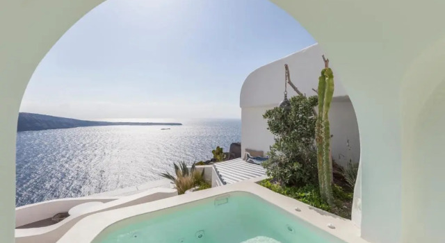 Коттедж с видом на закат Spitia Santorini Villa Collection