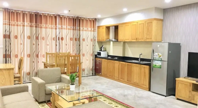 Семейные апартаменты с 2 комнатами с балконом Greenland Apartment