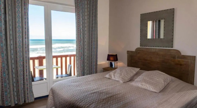 Двухместный номер Standard с балконом и с видом на море Hôtel de La Plage