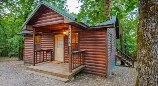 The Haven Studio Bedroom Cabin by Redawning, Boek Hotel Broken Bow Oklahoma
