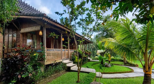 Taksu Sebatu Villa, Rezervovat Vila Chaty v Bali, Chalupa