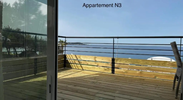 Апартаменты с 2 комнатами с видом на море Appartements résidence Harmonie vue mer