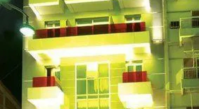 Кровать в общем номере Ephira Hotel