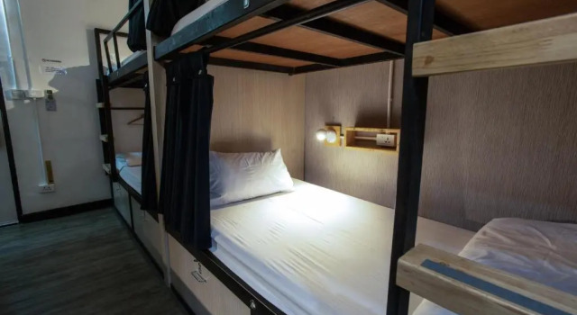 Кровать в общем номере (женский номер) Connect Hotel Chiang Rai