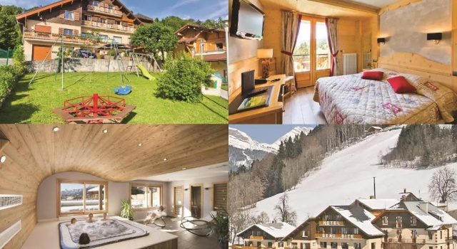 Трёхместный номер Standard Logis Hotel & Spa Beau-Site
