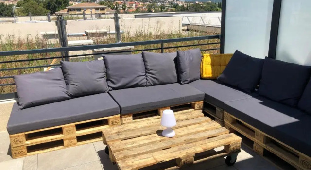 Апартаменты Appartement T3 neuf Sur les toits avec terrasse