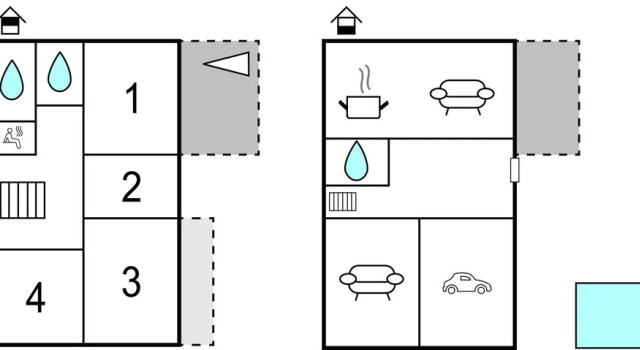 Nice Home in Srinjine With Sauna, Wifi and 4 Bedrooms