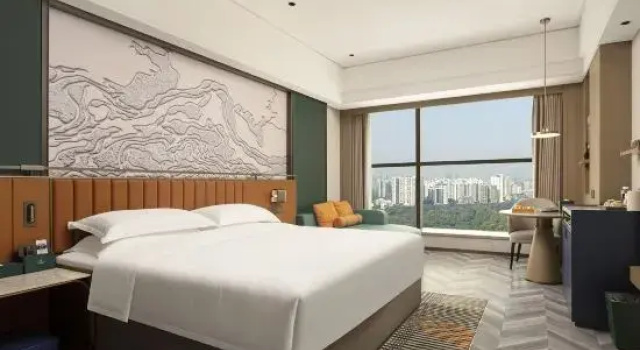 Номер Standard с видом на город Elegant Hotel Guangzhou Pazhou Exhibition Center International Financial City