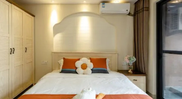 Семейный тент с 2 комнатами с видом на море The Mediterranean Bay Vacation Apartment (Yemeng Promenade in Sanya Bay