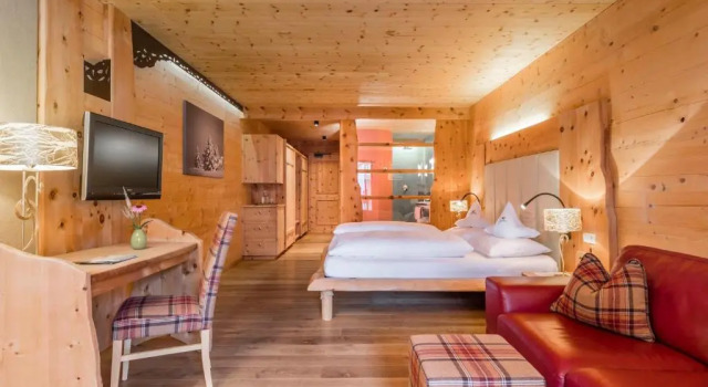Люкс с видом на горы Naturhotel Lüsnerhof