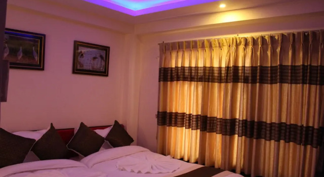 Семейный номер Standard с 3 комнатами с балконом и с видом на внутренний двор Hotel Gallery Nepal