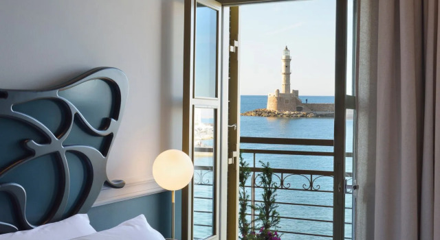 Номер Deluxe с балконом и с видом на море Elia Palatino Hotel