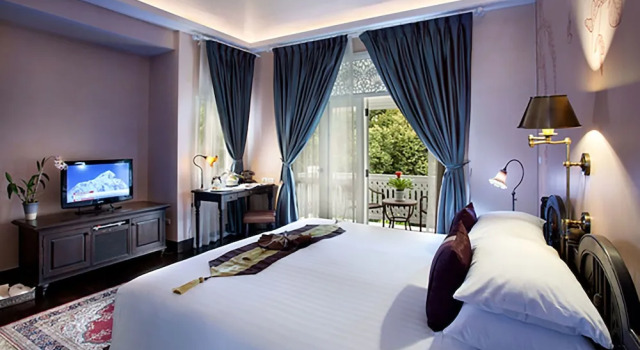 Двухместный номер Deluxe с балконом Ping Nakara Boutique Hotel And Spa