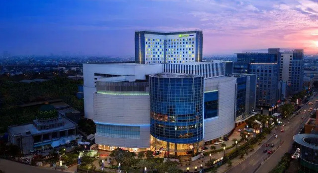 Кровать в общем номере Holiday Inn Express Jakarta Pluit Citygate by IHG
