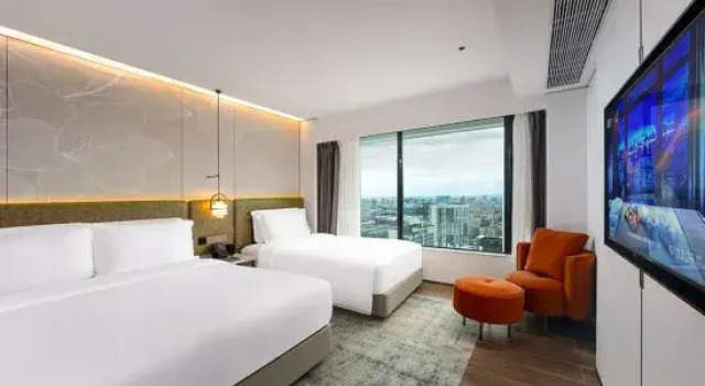 Семейный люкс с видом на город Foshan Yazi Hotel (Nanhai Guangfo Smart City Branch)
