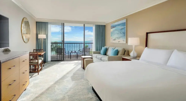 Двухместный номер Standard с балконом и oceanfront Marriotts Maui Ocean Club - Molokai, Maui & Lanai Towers