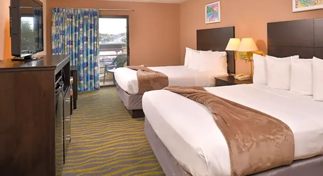 Четырёхместный номер Standard с видом на город Atlantis Family Waterpark Hotel, an Ascend Collection Hotel
