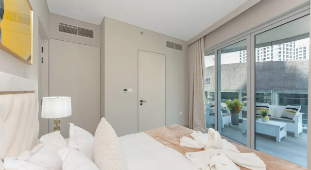 Апартаменты Deluxe с балконом и с видом на канал Marvelous Apartments in Business Bay
