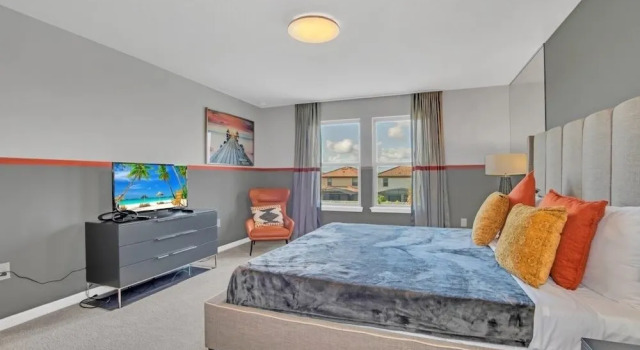 Номер Standard с 5 комнатами 5 Bedroom Home 8 Minutes To Disney! townhouse