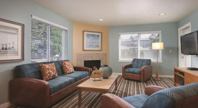 Двухместные апартаменты c 1 комнатой WorldMark Birch Bay