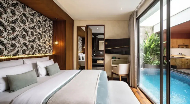 Вилла Deluxe c 1 комнатой Ayona Beach Villa Canggu by iNi Vie Hospitality