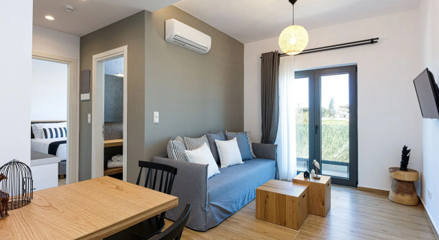 Люкс c 1 комнатой с частичным видом на море Eleven Boutique Suites