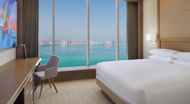 Апартаменты с 3 комнатами с видом на море Delta Hotels by Marriott City Center Doha
