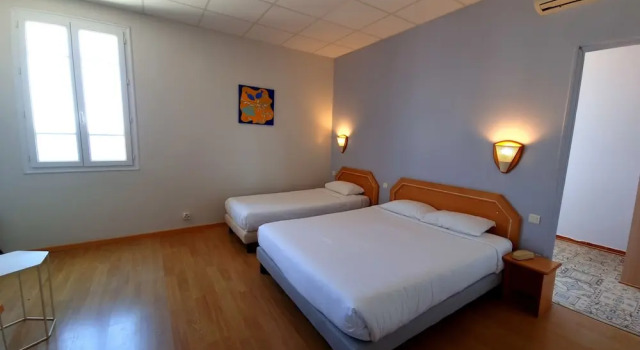 Четырёхместный номер Comfort с видом на море Hôtel Sole Mare