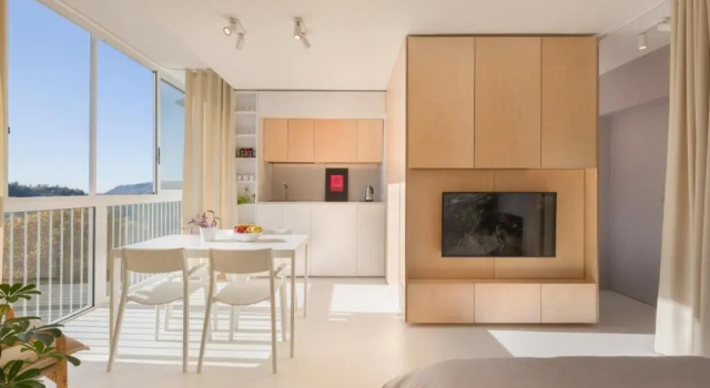 Elegant Studio Apartment with Panoramic View, Rezervovat Apartmán Apartmány v Goriska and Karst, Apartmán