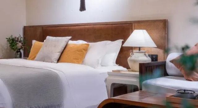 Четырёхместный семейный люкс с видом на внутренний двор Beijing Lezai Nanluo Countyard Hotel